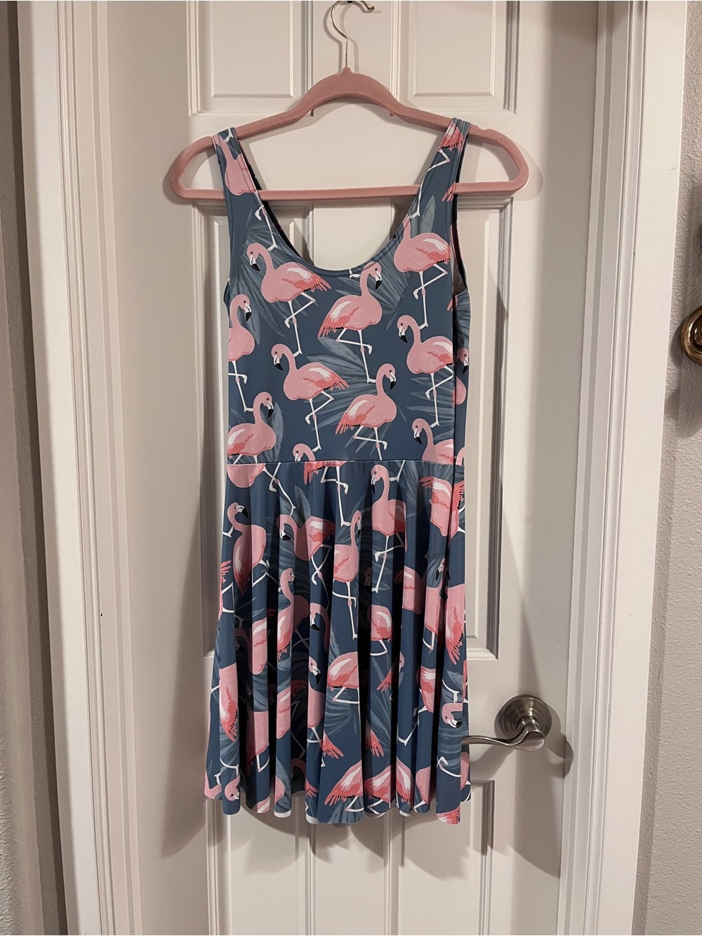 Blackmilk Flamingo Flock Skater Dress